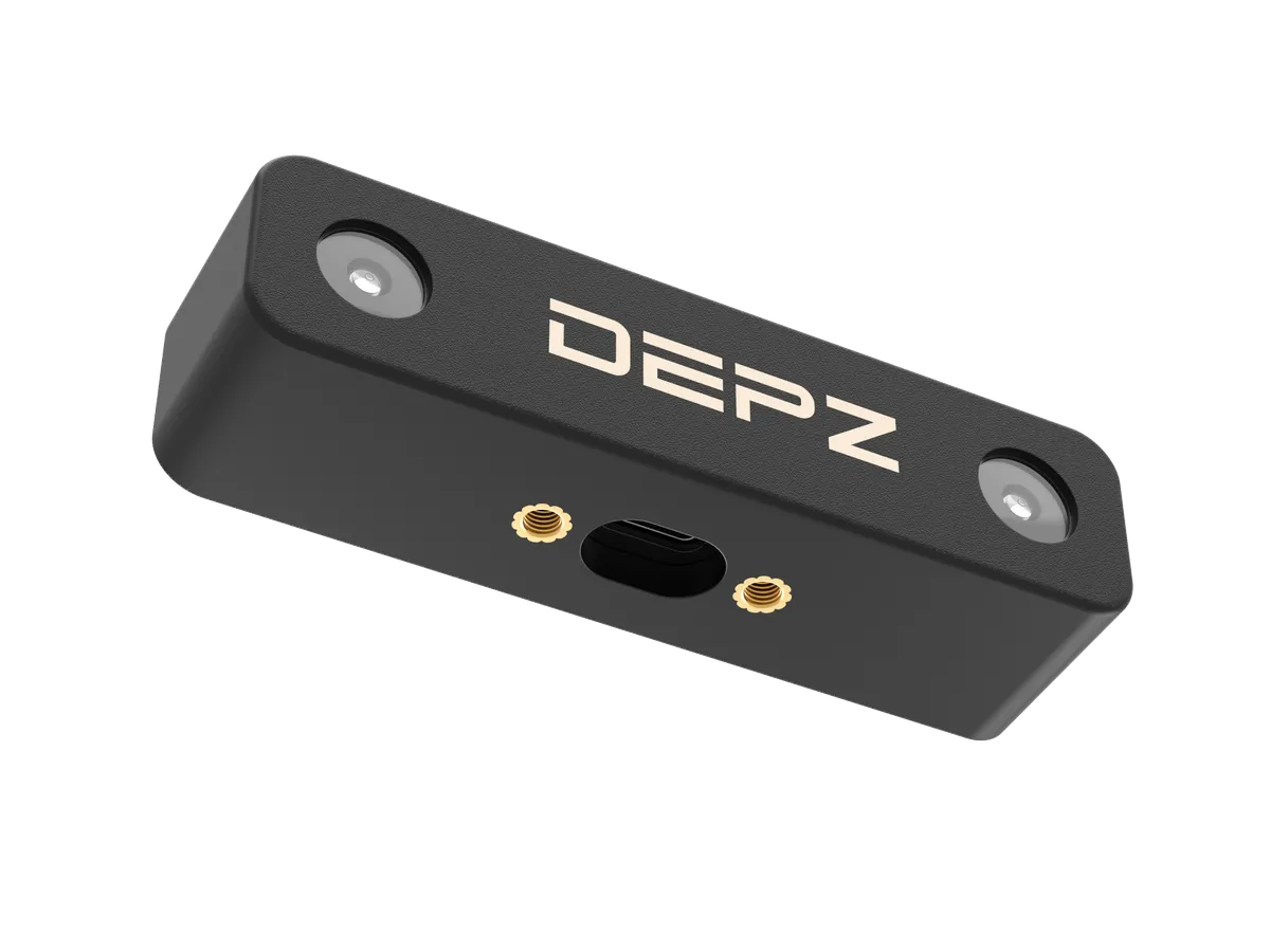 DEPZ Minima stereo camera - side profile view