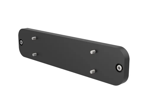 DEPZ side-hole mount - 3D render showing wall mounting bracket with side holes