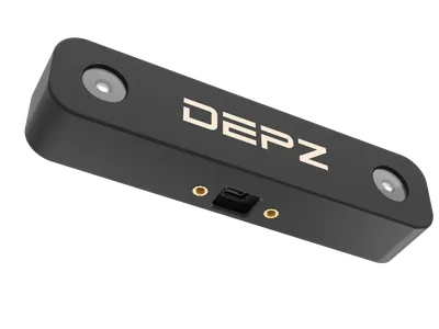 DEPZ Varius Regular stereo camera - perspective view showing camera depth and design