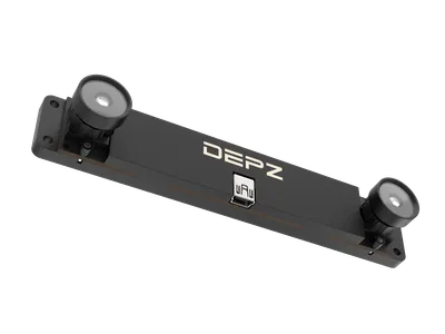 DEPZ Varius Module Regular stereo camera - perspective view showing camera depth and design
